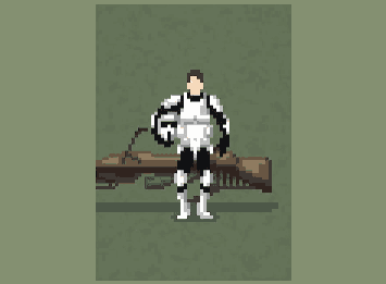 Scout trooper I made in piskel, going to post something else I have been working on next. Hope you like it!