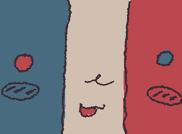 I think I made the French flag