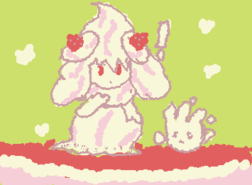 Alcremie and Milcery ^^