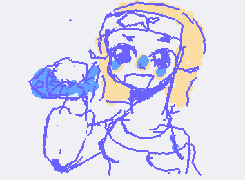 cooking Mama at the  fish shop