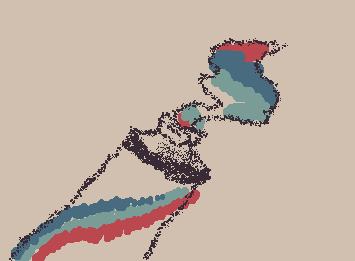 歯磨き粉のような絵の具