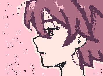 Rouge/pink girl I just did