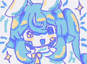 My oc turned blue!
Ft.Koco

Creator: N30N_X