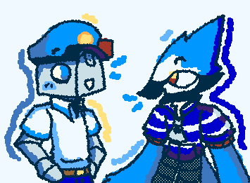 Talking with you like every other day (ocs; Mel & De'Jay by me)