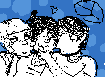 These are @Miko's ocs! Roddy,57(Lemmy),and cc(coffeeCuppy. Wow wow yaori!!!