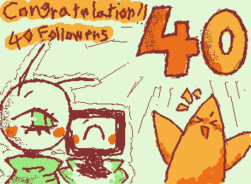 @Totetote さんへ!!祝いイラスト書かせてもらいましたー!!これからも応援してます!!(*´ω`*)