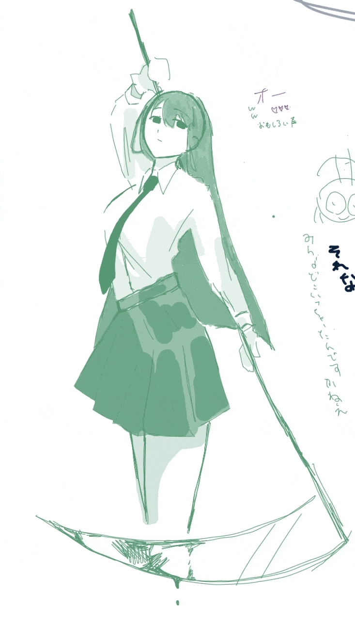 最近自分の絵の下手さ気がついて悲しい気持ちです。バランスが悪いって言うか。慰め待ちではないです。