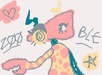 i made a zooble!!! they are from the amazing digital circus!!! enjoy :D