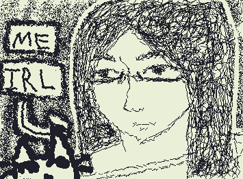 Ew I look like I drew myself as an incel but wtv guys shihpost bc I wanna post everyday
