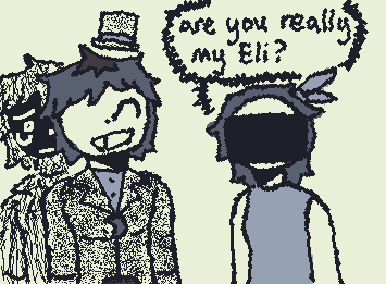 @Eli-draws OC ringmaster (and mother). Guys I WILL be getting to your requests I’m just sick and slow 💔