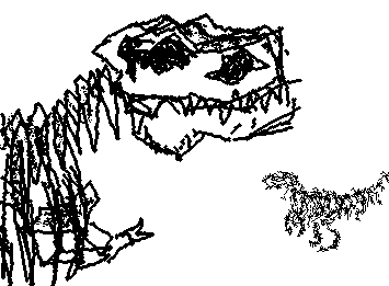 dinosaurio tonto