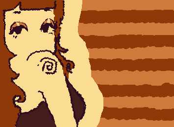 Drawn her in class idk about the background 
———————-
🍂🟤🍄‍🟫