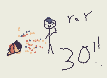 ty for 30 followers! it means so much to know people actually enjoy my silly doodles :D