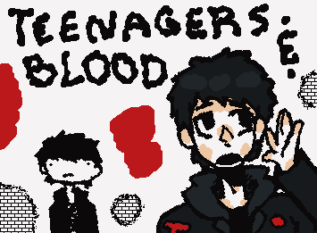 Gee's B-Day ~ Teenagers & Blood ⭑.ᐟ
🩸 ❯❯❯ My Chem Post No. 22
FINALLY IM DONE OH GOD FINALLY IM FREEEEE dont get me wrong i luv drawing gee but oh GOD