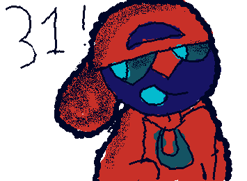 TY FOR 31 FOLLOWERS!
take a dw oc I made 4 months ago (his name is capestle, mainly based of the block au and Gigi)