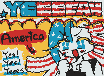 国擬人化です🇺🇸 政治的、侮辱などの意図は一切ありません。