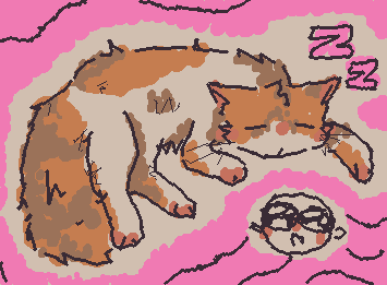 Sleepy cat hehe