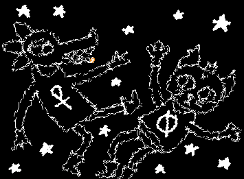Night in the woods autumn