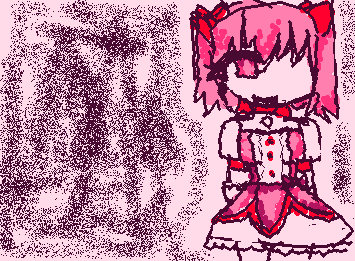(requested by @Melee) MADOKA FROM MADOKA MAGICA!!! :33333(sorry if the coloring is bad) :>