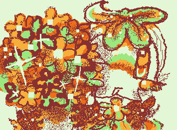 Willow the wilting orchid [OC] ~~~~~~ oh boy a trans oc! hope she doesnt do a sayori in her lore! ~~~~~~ I love her sm...cutie little florist