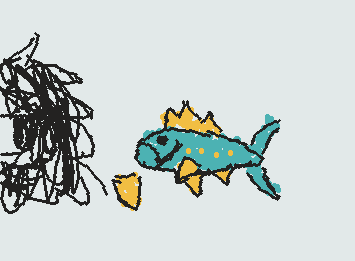 Salmon dodging the black cyclone (he's gonna die in 1 second)