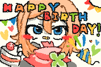 @Windows2日も遅れてしまい大変申し訳ございませんでしたァァァァ!!!─=≡Σ_( _ )´ω`)_
改めましてお誕生日おめでとうございます!!!!🎉🎉🎉色の塗り方と絵柄めっっっっっっっちゃ好きです!!😇😇これからもWindowsさんの絵楽しみにしてます!!٩( •̀ω•́ )ﻭオウエンシテマス!