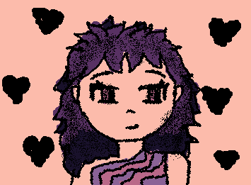 She’s looking at her girlfriend