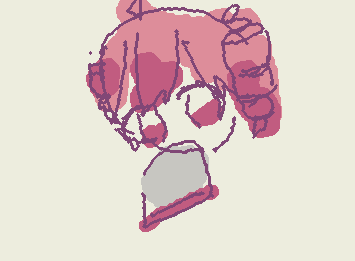 寝起きでお絵かき