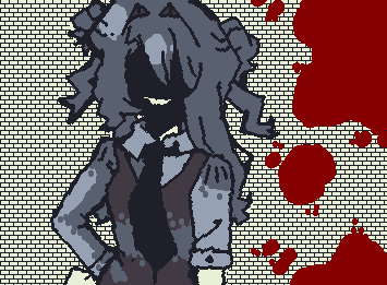 Ivy (OC)! Mafia AU (PART 2). Isoldy did her hair guys but he's still learning so it looks a little silly. A FOR EFFORT- 🥹❤