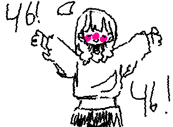 Tysm for 46 ! (also my art is slowly getting cheeks..)