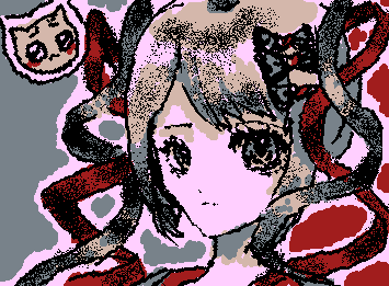 I tried to do the typical digital style I do on typical programs. It was not easy to do this, LOL!