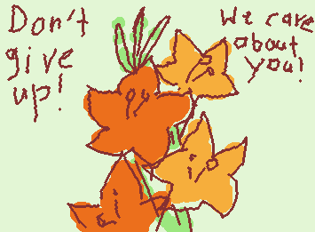 Hey @eli-draws! I hope your life gets better, it’s not your fault that they sent threats to you. Just remember that we Love you! <3