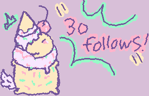 I didn't even know I hit 30 followers in-till last night🥹🥹