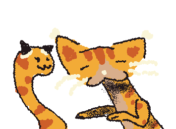 Cat made his own friend with his tail :3 Bored in art class... Haven't been posting cus rly busy T-T