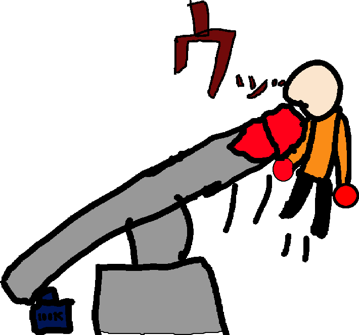 てこの原理ならぬボクシングの原理
........俺滑った?