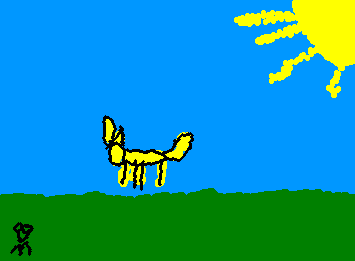 now them (furry) is in a park!