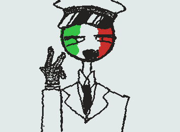 なぞのぽーずのいたりあさん