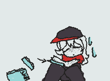 this is such a sad day, my sketchbook's front and spine fell off 🥀 I have to finish it though trust