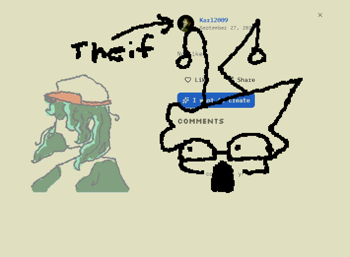 there's no way my art just got stolen... </3