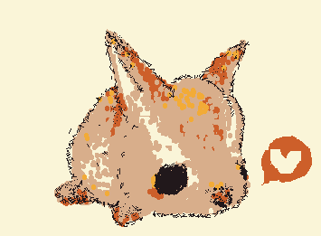 bunny heart :3