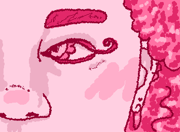 How much pink is pink enough? To be able to shrink or shine above. To be a girl without getting lost, in this petty world looking for a good cause (art+poetry)