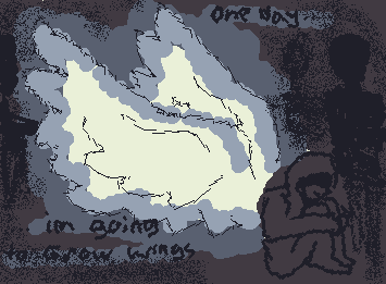 OC lore (ish) I took inspo from a artist on YT if I find them again I will put their name in the comments! Song is: let down by Radiohead!
