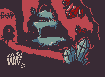 Crystal caverns W.I.P sketch(last post on June 1 before I leave this community)