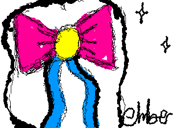 Girl wearing a bow