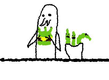 MMMm alien burger n fries