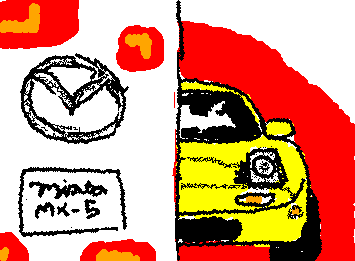 Mazda Miata MX five generation 1. My 50th artwork
:P