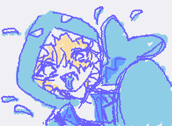 初心者です。 サメを擬人化してみました!