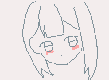 みです！
テキトーに女の子書いて見ました！
アドバイスもらえると嬉しいです！