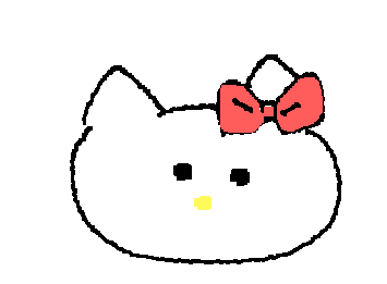 キティです❗️
リボンが変になった(笑)