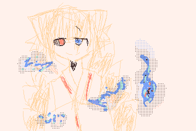数十分で描いた狐斗君（（成長してなくｎ（（（（殴